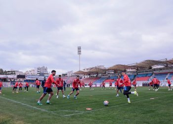 Ya con plantel completo, Paraguay practicó por tercera vez en Grecia