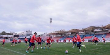 Ya con plantel completo, Paraguay practicó por tercera vez en Grecia