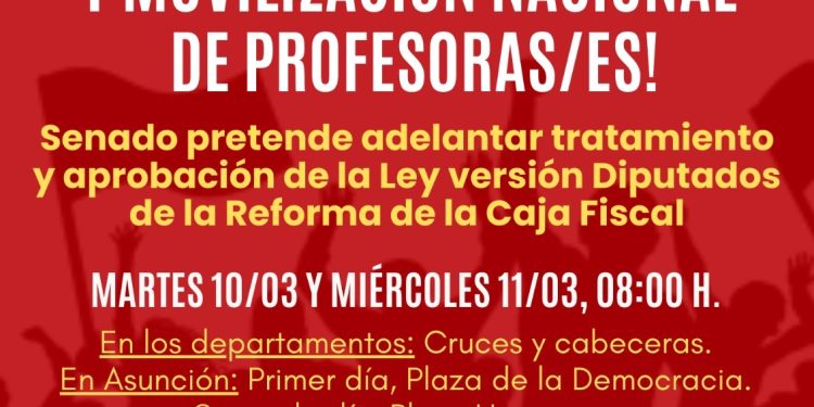FEP confirma anuncio de paro nacional de Docentes contra la Reforma Fiscal