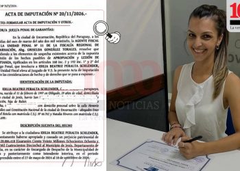 Imputan a exintendenta interina de Jesús de Tavarangüe