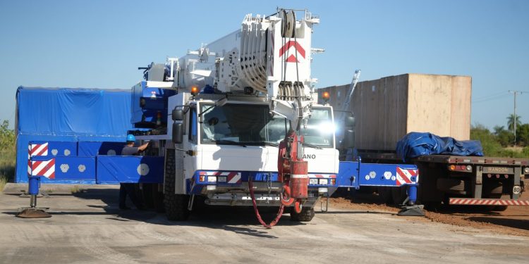 Llegaron piezas importantes para impulsar mecanización de Aña Cuá