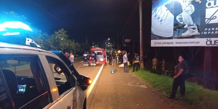 Siniestro vial se cobra la vida de una pareja de motociclistas en Ciudad del Este