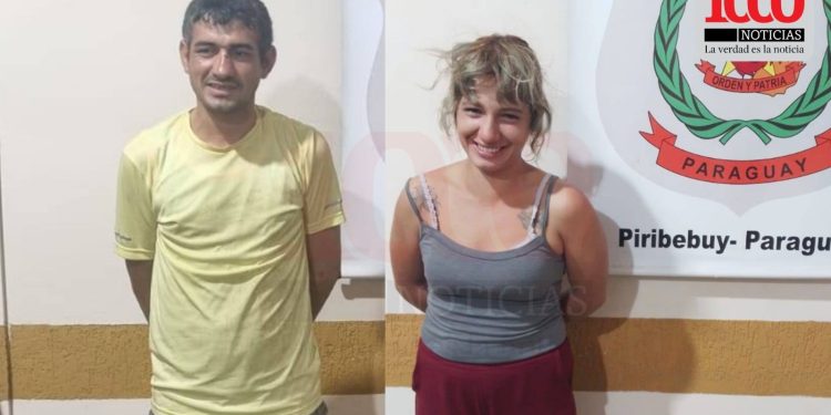 Detienen a una pareja en Piribebuy luego de incidentes con vecinos