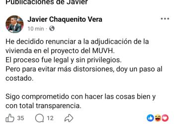 «Chaqueñito» decidió renunciar a vivienda del MUVH que desató polémica