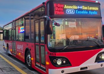Buses eléctricos apoyan plan de contingencia del servicio de transporte de pasajeros