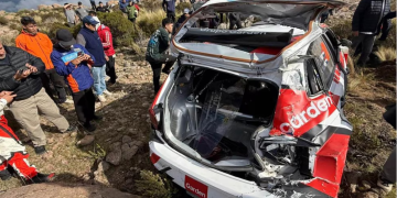 Vuelco mortal en el Rally de Córdoba: un espectador perdió la vida