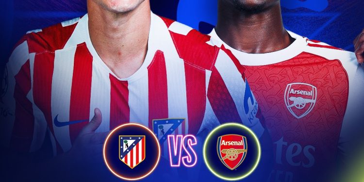 Atlético de Madrid y Arsenal animan la segunda semifinal de la UEFA Champions League 2025/26