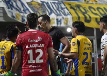 Aguilar ligó cuatro partidos de suspensión