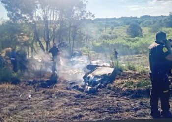 Minga Guazú: reportan caída de una avioneta