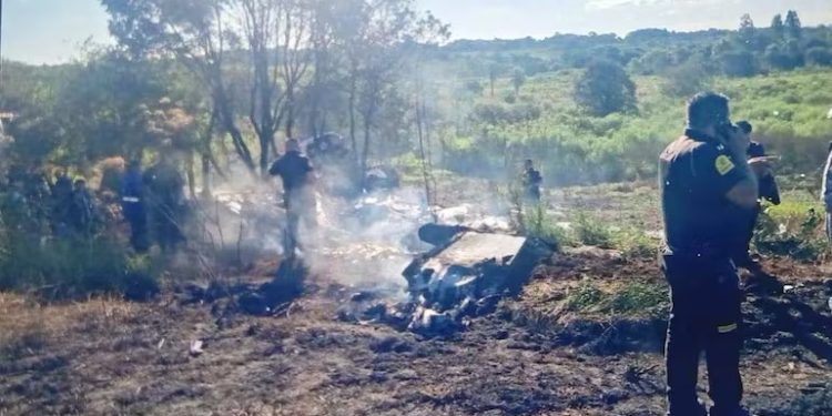 Minga Guazú: reportan caída de una avioneta