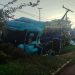 Camión choca contra columna de la ANDE en Minga Guazú