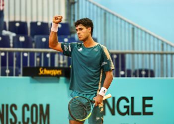 Histórico: Dani Vallejo vence a Grigor Dimitrov y avanza a la 2da ronda del Masters 1000 de Madrid