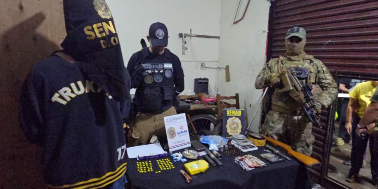 Desmantelan foco de microtráfico que operaba como taller de motos en Luque