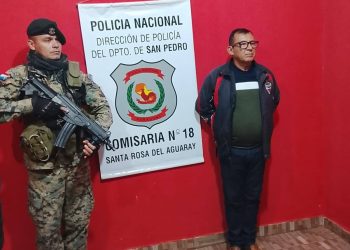 Dirigente campesino Elvio Benítez se entrega por causa de apología del delito