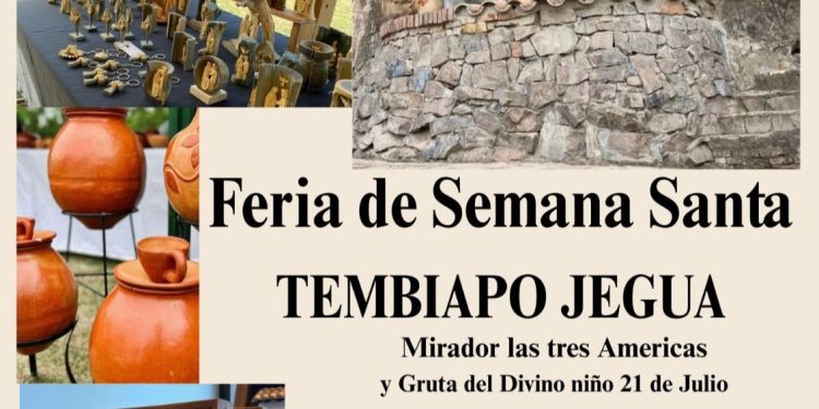 Tobatí: invitan a primera edición de expoferia artesanal por Semana Santa