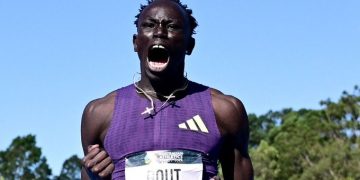 Gout Gout firmó una marca histórica, el más rápido que Usain Bolt
