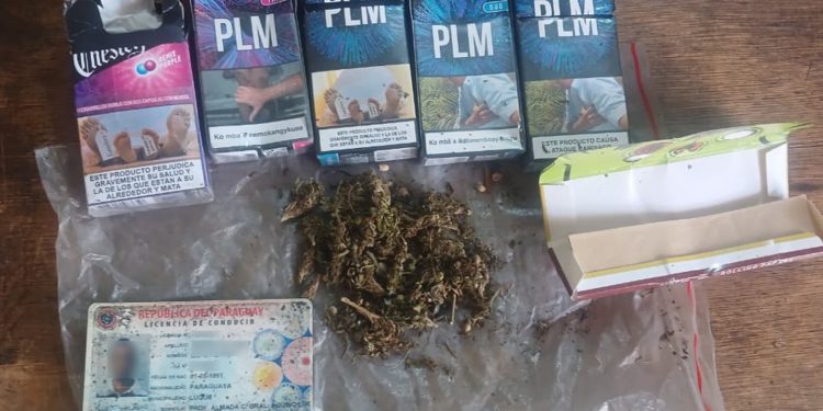 Incautan presunta marihuana durante control en el Centro Educativo de Itauguá