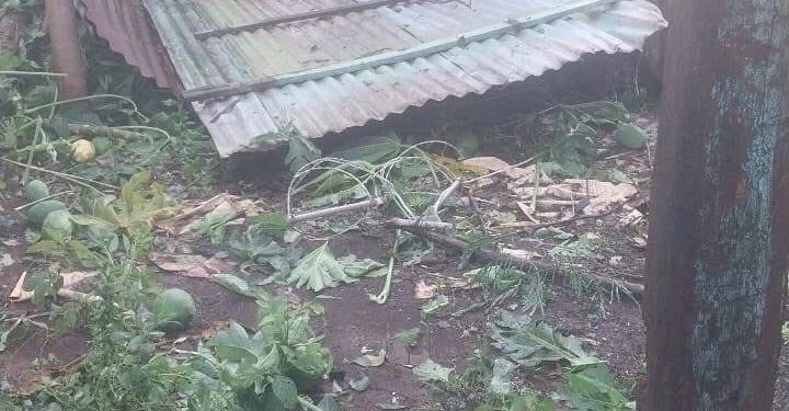 Temporal causa destrozos y deja familias afectadas en Paso Yobái