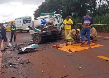 Katueté: choque entre ambulancia y camioneta deja dos fallecidos