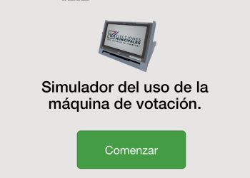 Justicia Electoral habilita Simulador del uso de la máquina de votación