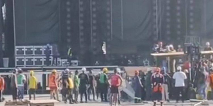 Murió un trabajador durante montaje del escenario para concierto de Shakira