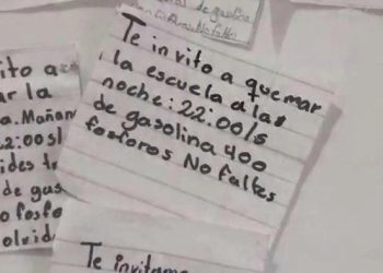Investigan amenaza de incendio contra escuela en Arroyito