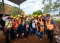 Santiago Peña verifica avance de las obras del centro de primera infancia en Concepción