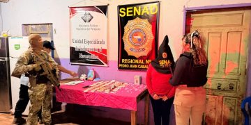 SENAD desarticula foco de distribución de cocaína en dosis