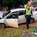 Abandonan vehículo tras persecución policial en Lambaré