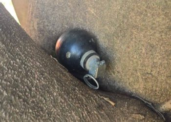 Hallan presunta granada de mano en pleno centro de Horqueta