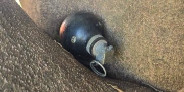 Hallan presunta granada de mano en pleno centro de Horqueta