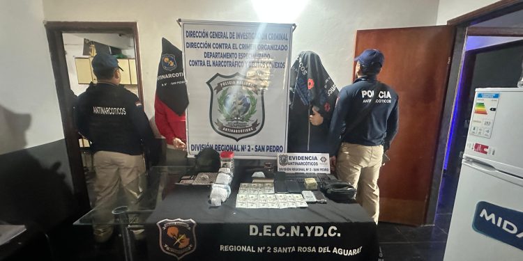 Detienen al hijo de una exdiputada en un operativo contra el narcotráfico en San Pedro