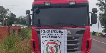 Detienen a conductor y decomisan camión con carga de aluminio y cobre triturados en Ybyrarobaná