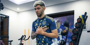 Julio Enciso y una foto que ilusionó a todo el mundo Boca