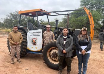 Bahía Negra: recuperan tractor, paneles solares y otros objetos que habían sido robados