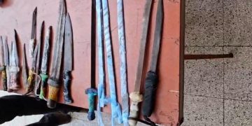 Fuerzas de seguridad requisan armas y drogas en pabellón del PCC tras operativo en el CERESO