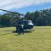 Operación aérea traslada a mujer para atención especializada