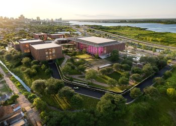 La futura sede del MuCi empieza a ganar altura en la Costanera Norte