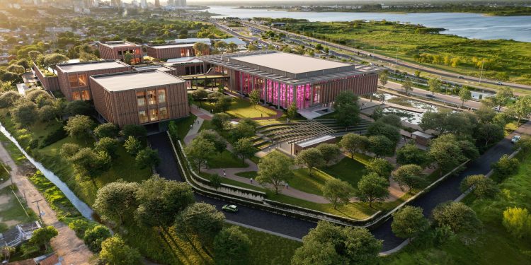 La futura sede del MuCi empieza a ganar altura en la Costanera Norte
