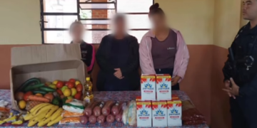 Cocineras detenidas por intentar robar insumos destinados para almuerzo escolar