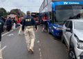 Buses con hinchas de Cerro Porteño protagonizan accidente múltiple en Foz de Iguazú