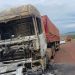 Tractocamión es consumido por las llamas tras cortocircuito en Canindeyú