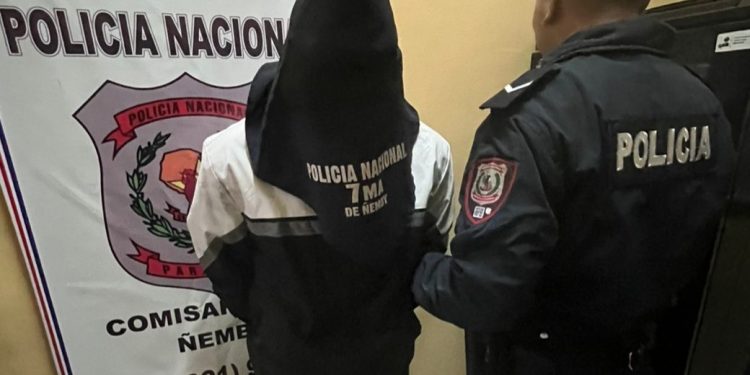 Detienen a un hombre por agredir a su madre con arma blanca en Ñemby