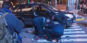 Un muerto en choque entre motocicleta y camioneta en Asunción