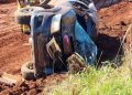 Agricultor brasileño fallece tras volcar su camioneta en Carlos Antonio López