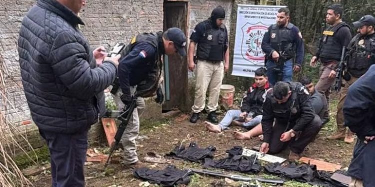 Capturan a cuatro presuntos integrantes de banda vinculada al megaasalto en Santa Rita