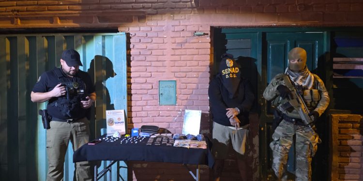 Desmantelan foco de microtráfico en Asunción y detienen a un joven de 21 años
