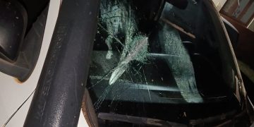 Detenido por atacar una patrullera con machete