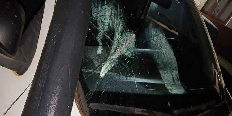 Detenido por atacar una patrullera con machete