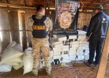 Incautan más de media tonelada de marihuana almacenada en depósito narco de Villa Ygatimí